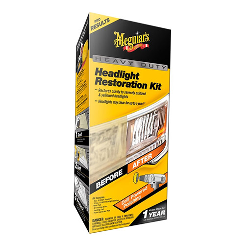 Kit polish faruri – Meguiar’s Heavy Duty Headlight Restoration Kit